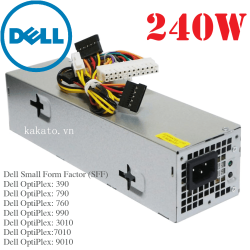 Nguồn Dell OptiPlex 390, 790, 760, 990, 3010, 7010 thế hệ 3th