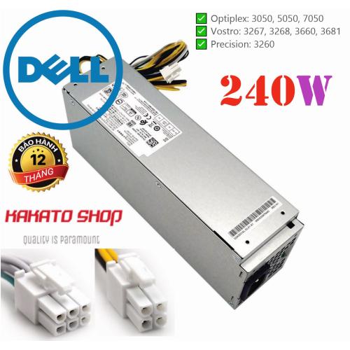 Nguồn Dell 240W Chính Hãng - HU240NM-00 | Tương Thích Optiplex 3050/5050/7050, Vostro 3668
