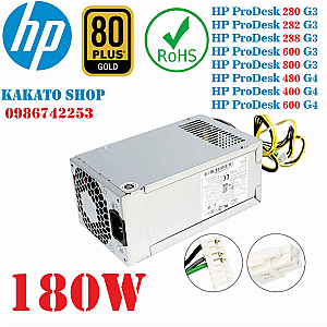 Nguồn HP 180W Chính Hãng - Tương Thích ProDesk 400/600/800 G5 G6 SFF, EliteDesk 800 G5